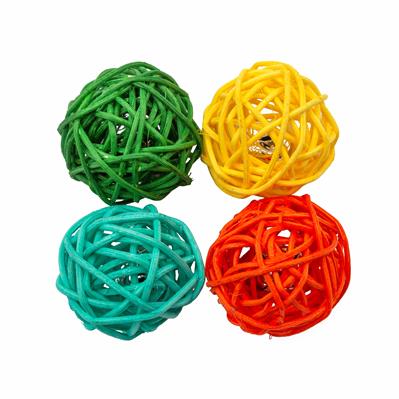 ThoozyPet 40pc Twine Ball 1.75" Bulk Cat Toy Bin