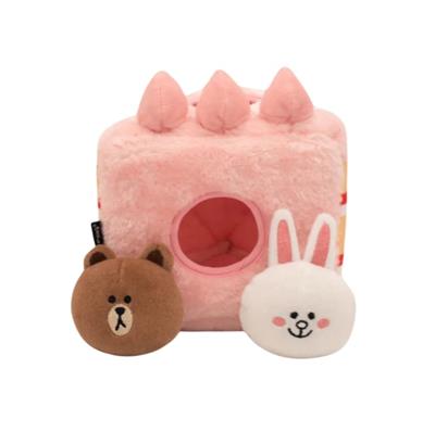 Zippypaws Line Friends Burrow-Friends Cake XSmall