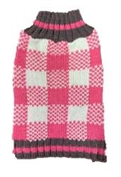 Fuchsia Plaid Sweater