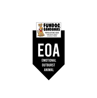 Eoa "Emotional Outburst Animal" - Black Only