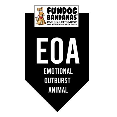 Eoa "Emotional Outburst Animal" - Black Only