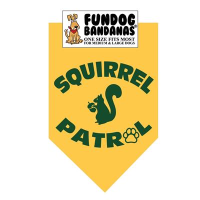  Squirrel Patrol Bandana