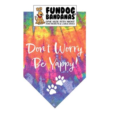  Don'T Worry Be Yappy Bandana