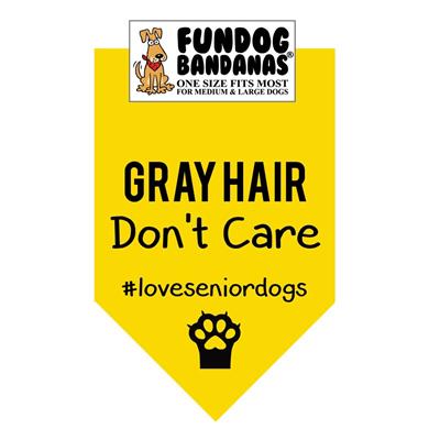  Gray Hair Don'T Care Bandana