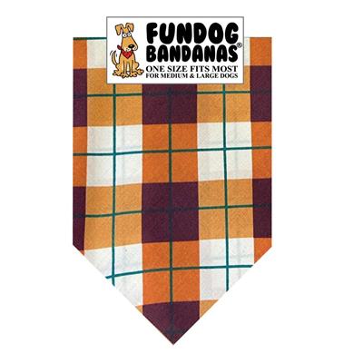  Fall Plaid Bandana