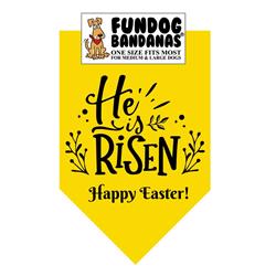 He Is Risen; Happy Easter Bandana