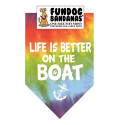 Life Is Better On The Boat Bandana / Assorted Colors