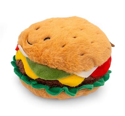 ThoozyPet Cheeseburger Dog Toy 5"