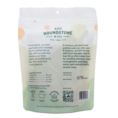 Houndstone Red Tail Deer – Freeze Dried Dog Treats forHealth-Focused Pups, 2 oz