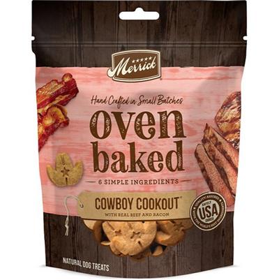 Merrick Dog Oven Baked Cowboy Cookout Beef 11oz. (Case Of 6)