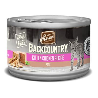 Merrick Cat Backcountry Kitten Pate 5.5oz. (Case Of 24)