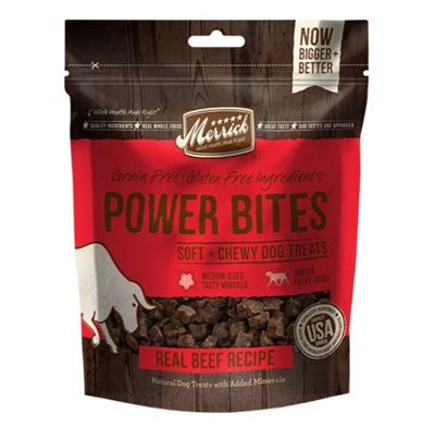 Merrick Dog Power Bite Beef 6oz. (Case Of 6)