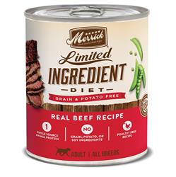 Merrick Dog Limited Ingredient Grain Free Beef 12.7oz.