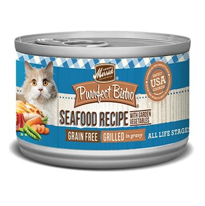 Merrick Cat Purrfect Bistro Mixed Seafood 3oz.