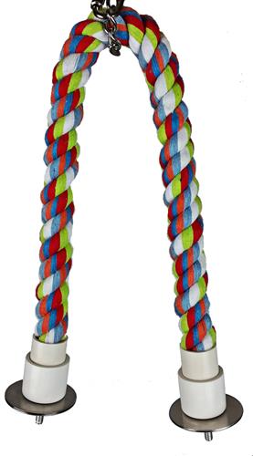 A & E Cages Cotton Cable Bird Perch 1ea/22 in.