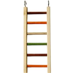 A & E Cages Happy Beaks Wooden Hanging Ladder Bird Toy 1ea/MD, 14 in.