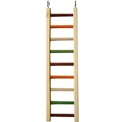A & E Cages Happy Beaks Wooden Hanging Ladder Bird Toy 1ea/MD, 20 in.