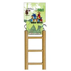A & E Cages Happy Beaks Small Ladder Bird Toy 1ea/6 in.