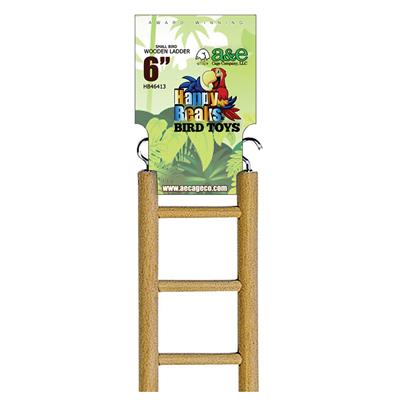 A & E Cages Happy Beaks Small Ladder Bird Toy 1ea/6 in.