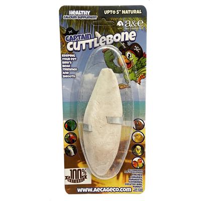 A & E Cages Natural Cuttlebone 1ea/5 in.  (Pack of 3)