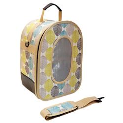 A & E Cages Happy Beaks Soft Sided Voyager Bird Carrier Tan, 1ea/LG