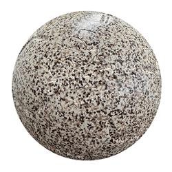JOLLYPET Soccer Ball 8" Creme/Black Sprinkle L