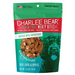 CHARLEE BEAR Meaty Bites Beef Liver w/Apple 2.25oz
