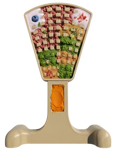 Waffle Tower eChew Durable Nylon Chew and Enrichment Toy