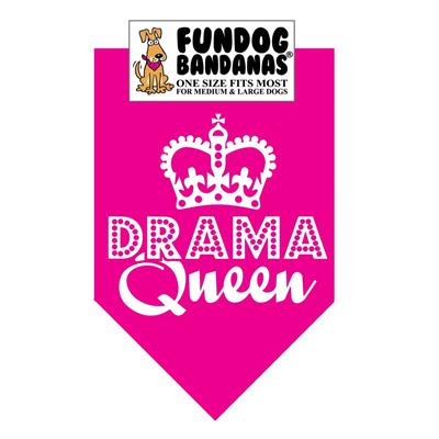  Drama Queen Bandana - Hot Pink Only