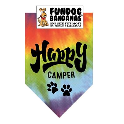  Happy Camper Bandana - Assorted Colors