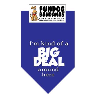  I'M Kind Of A Big Deal Around Here Bandana - Assorted Colors