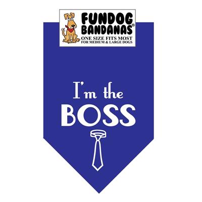  I'M The Boss Bandana - Assorted Colors