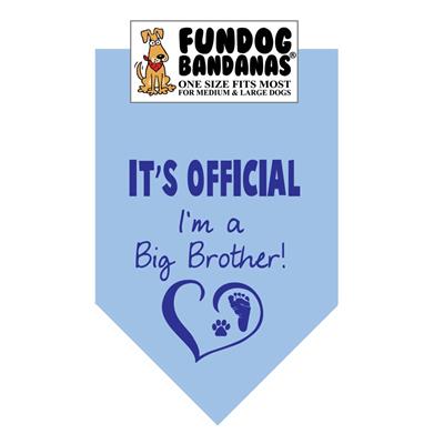  It'S Official I'M A Big Brother! - Light Blue Only