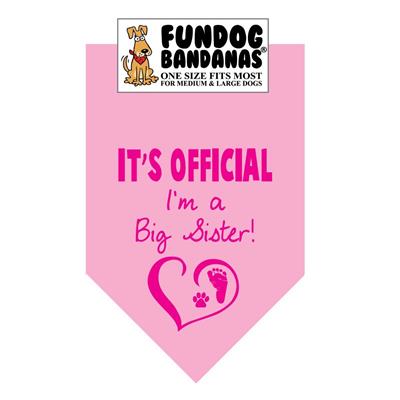  It'S Official I'M A Big Sister! - Light Pink Only