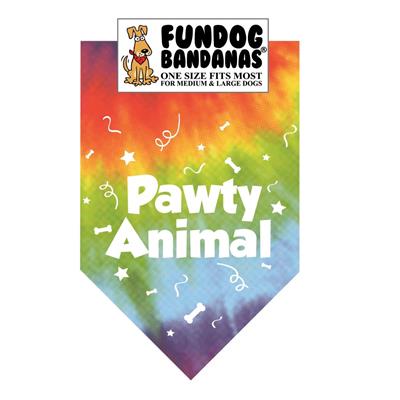  Pawty Animal Bandana - Assorted Colors
