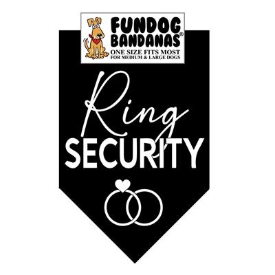  Ring Dog (Security) Bandana - Black Only
