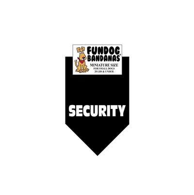  Security Bandana - Black Only