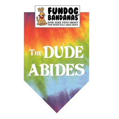 The Dude Abides Bandana - Tie Dye Only