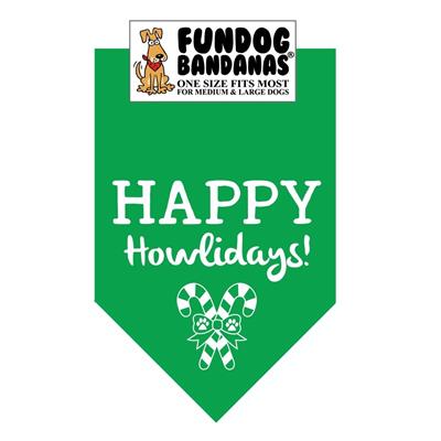  Happy Howlidays - Red And Green