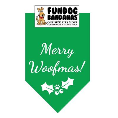  Merry Woofmas - Red And Green