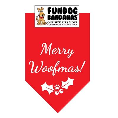  Merry Woofmas - Red And Green