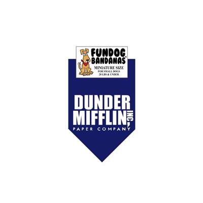  Dunder Mifflin - Navy Blue Only