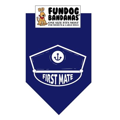  First Mate Bandana - Navy