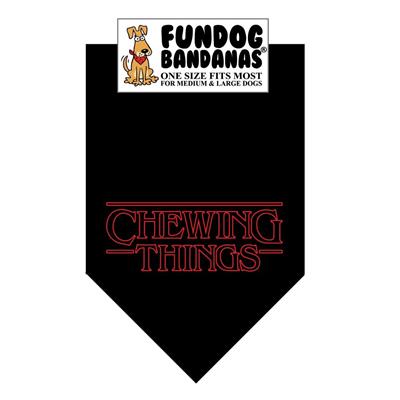  Chewing Things Bandana - Black Only