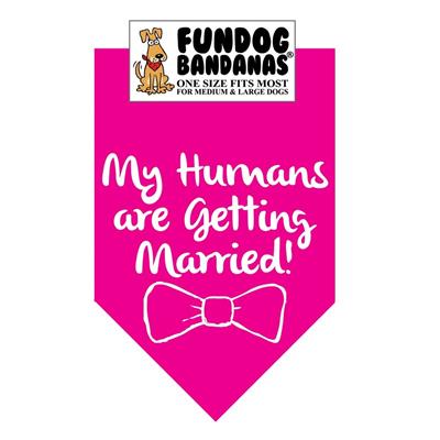  My Humans Are Getting Married Bandana