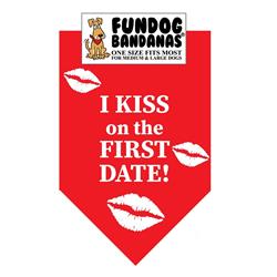 I Kiss On The First Date Bandana