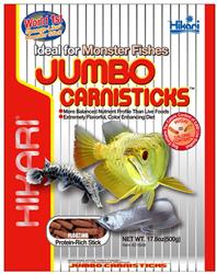 Hikari USA Jumbo CarniSticks Floating Fish Food 1ea/17.6 oz, Jumbo