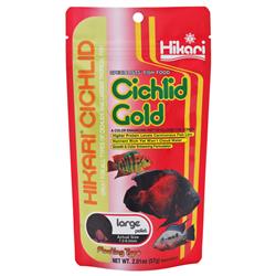 Hikari USA Cichlid Gold Pellets Fish Food 1ea/2 oz, LG
