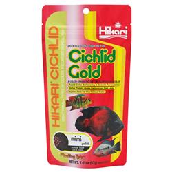 Hikari USA Cichlid Gold Pellets Fish Food 1ea/2 oz, Mini