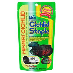 Hikari USA Cichlid Staple Pellets Fish Food 1ea/2 oz, Mini